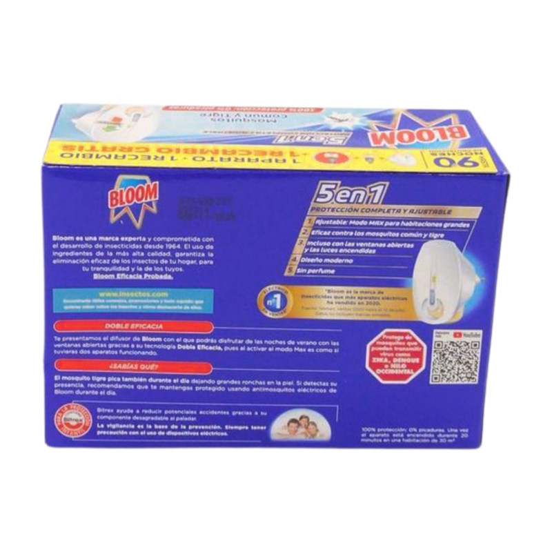 Bloom Aparato Electrico Liquido 5En1 + Recambio 2 Ud