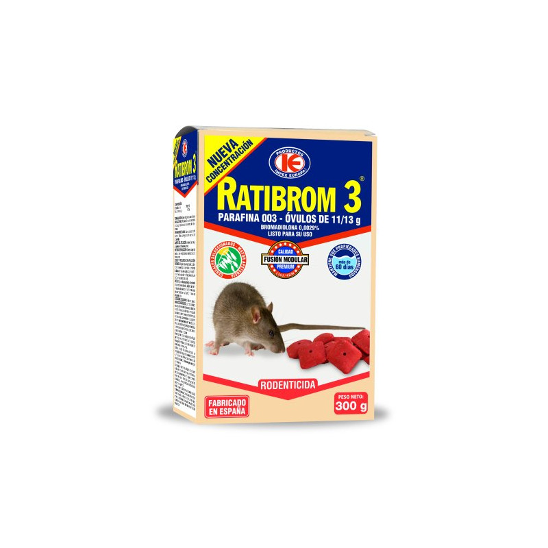 Ratibrom 3 Ovulos Parafina 300