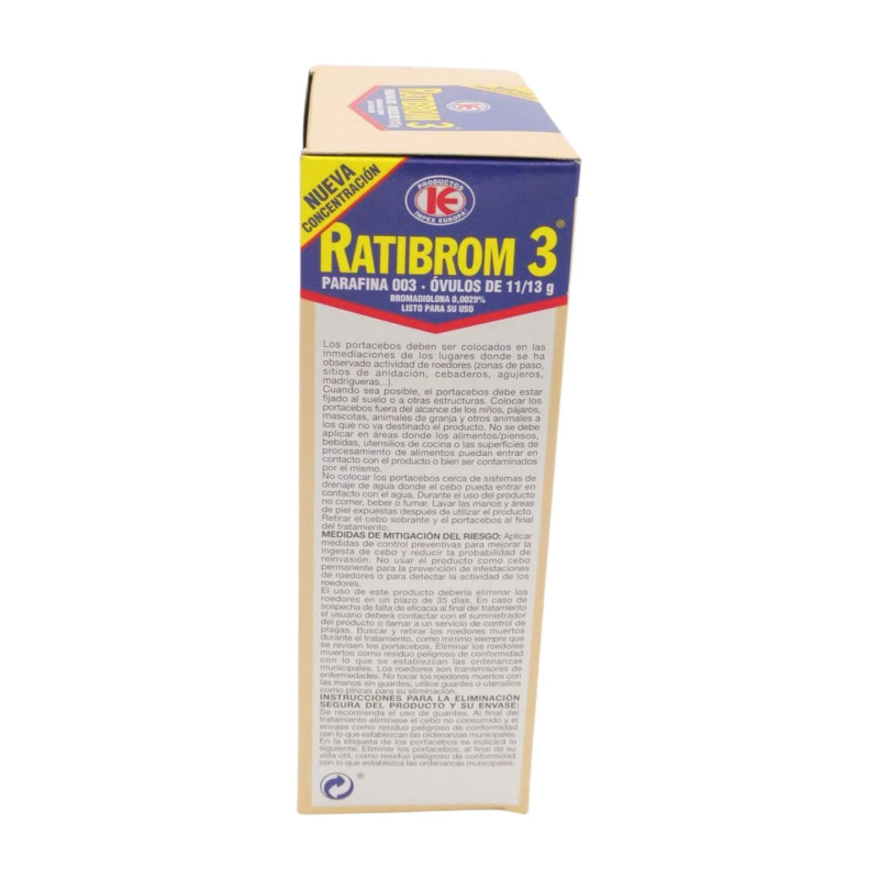 Ratibrom 3 Ovulos Parafina 300