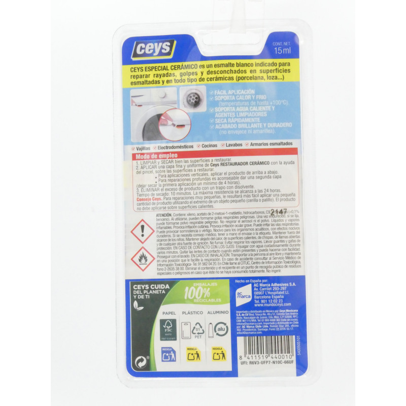 Restaurador Ceramica 15 Ml
