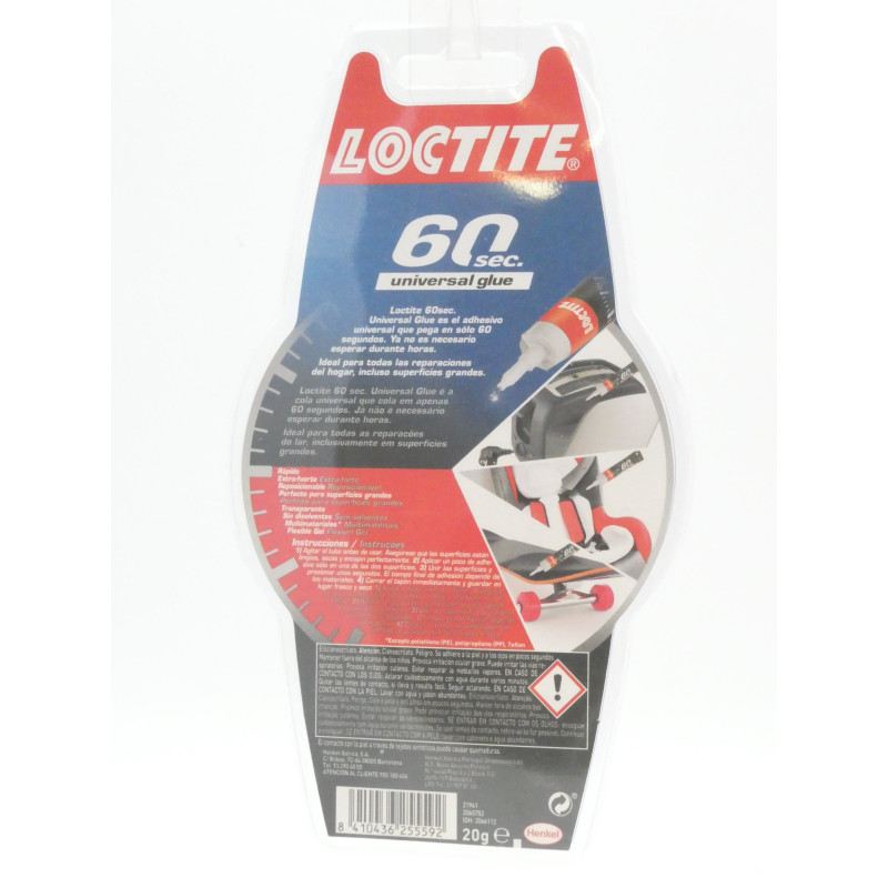 Pegamento 60 Seg. 20 Gr