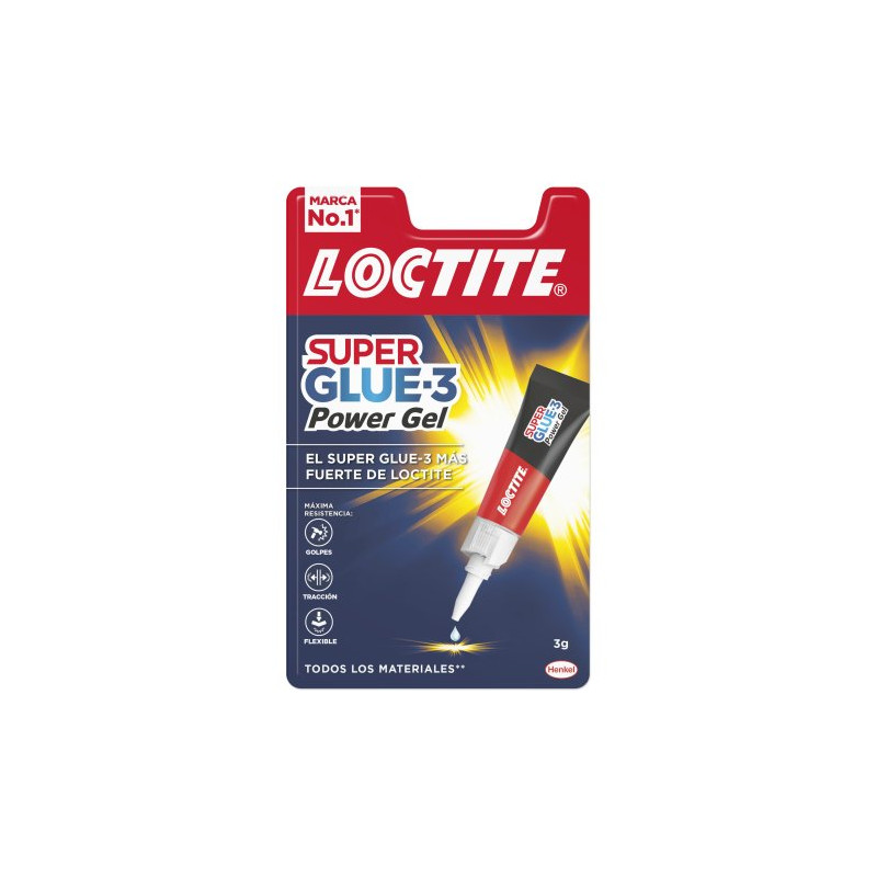 Pegamento Super Glue 3 Power Gel 3 Gr