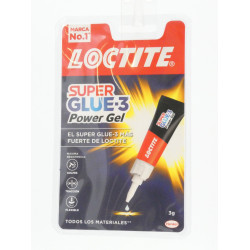 Pegamento Super Glue 3 Power Gel 3 Gr