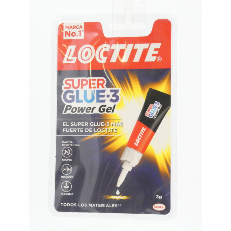 Pegamento Super Glue 3 Power Gel 3 Gr