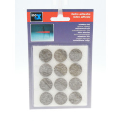Fieltro Adhesivo Lana Marron 12 Ud
