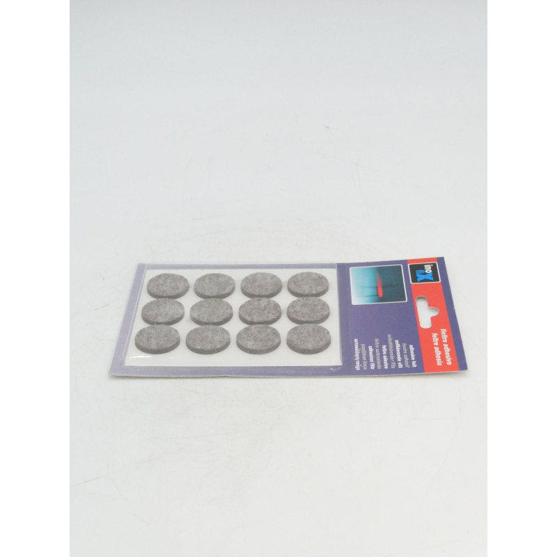 Fieltro Adhesivo Lana Marron 12 Ud