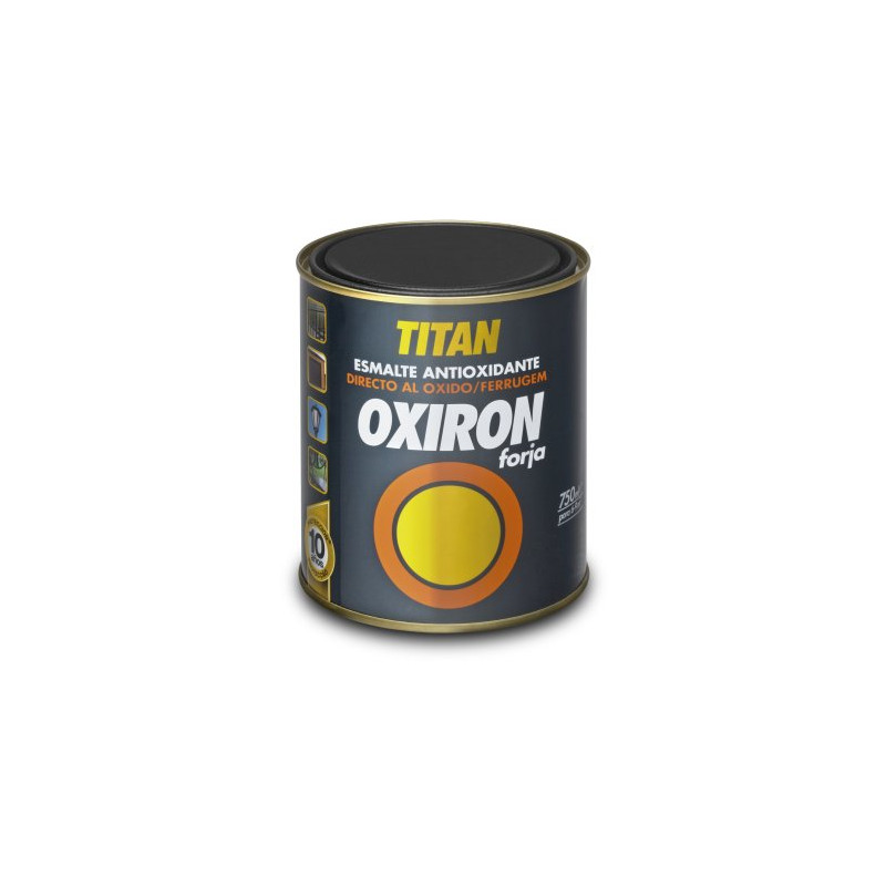 Titan Esmalte Antioxidante Negro 750