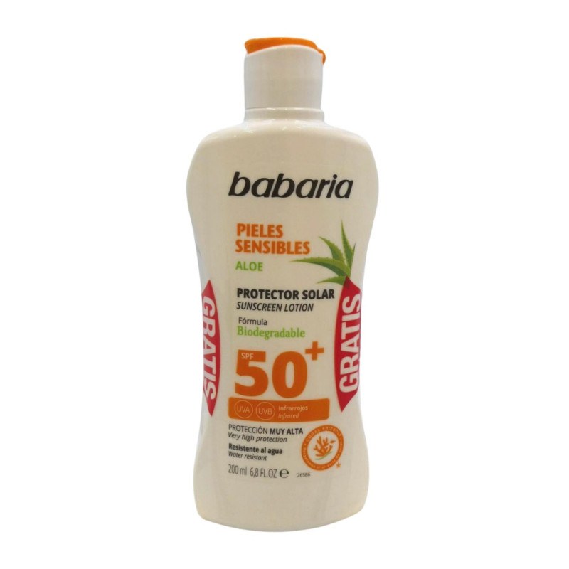 Babaria Solar Leche 200 ml Spf50 + Aftersun 100ml