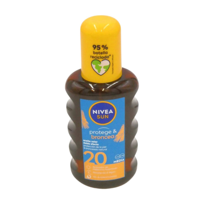 Sun Solar Spray Aceite 200 ml Spf20 Protege