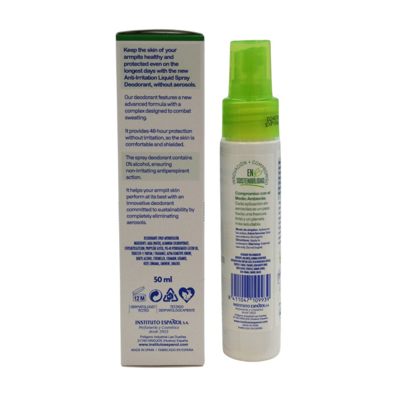 Desodorante  Anti.Irritacion Vapo 50 ml