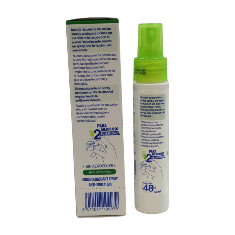 Desodorante  Anti.Irritacion Vapo 50 ml