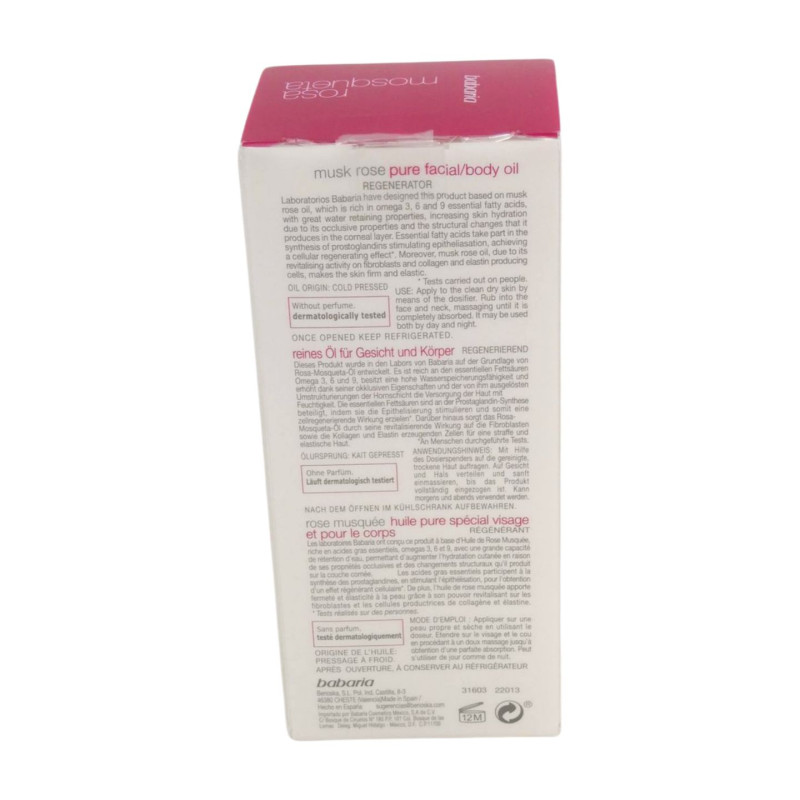 Aceite Puro Facial/Corporal Rosa Mosqueta
