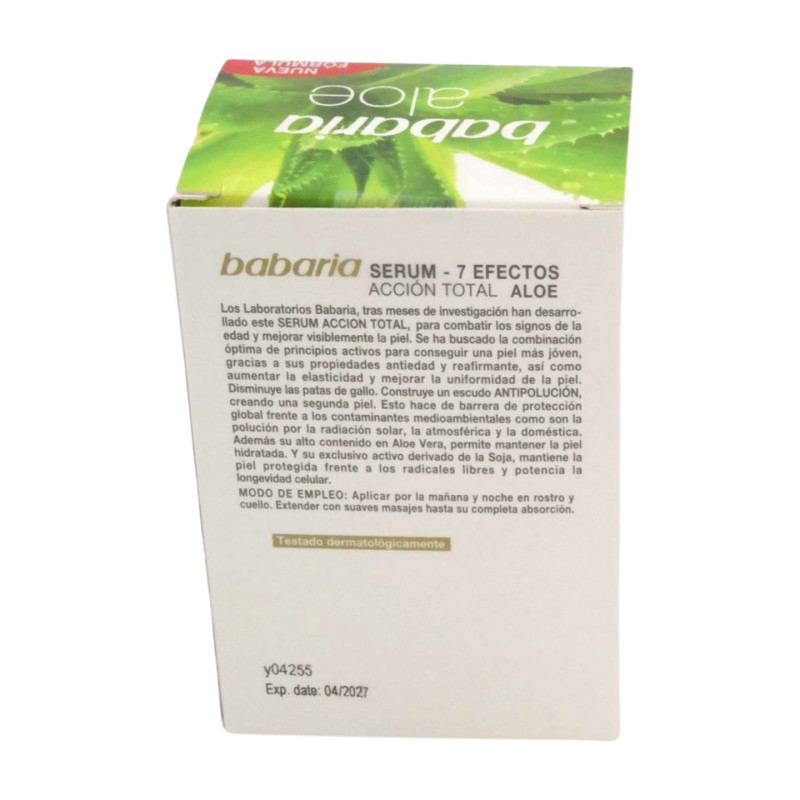 Serum 7 Efectos Con Aloe Vera