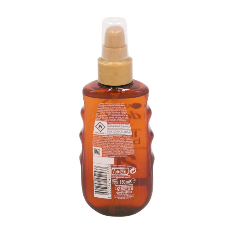 Aceite Protector 150 ml Spf 20 Bronceador