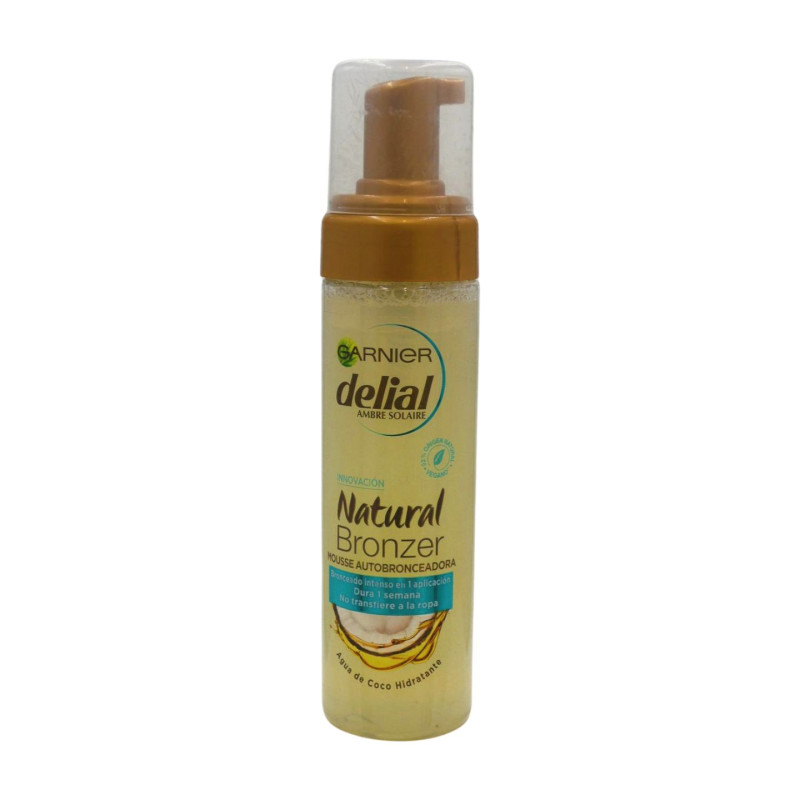 Espuma Bronceadora Coco 200 ml Hidratante