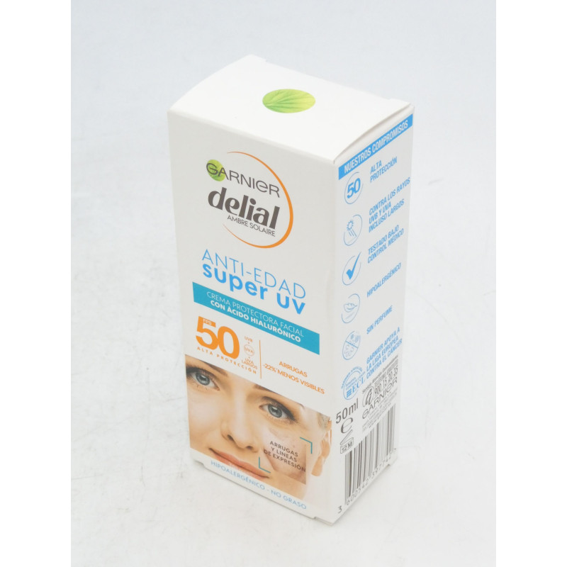 Crema Solar Facial Anti Edad 50 ml