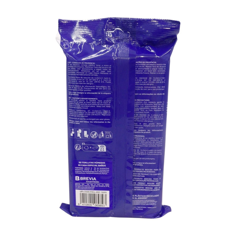 Toallitas Baños (MAXI 50 Ud. Dobles)