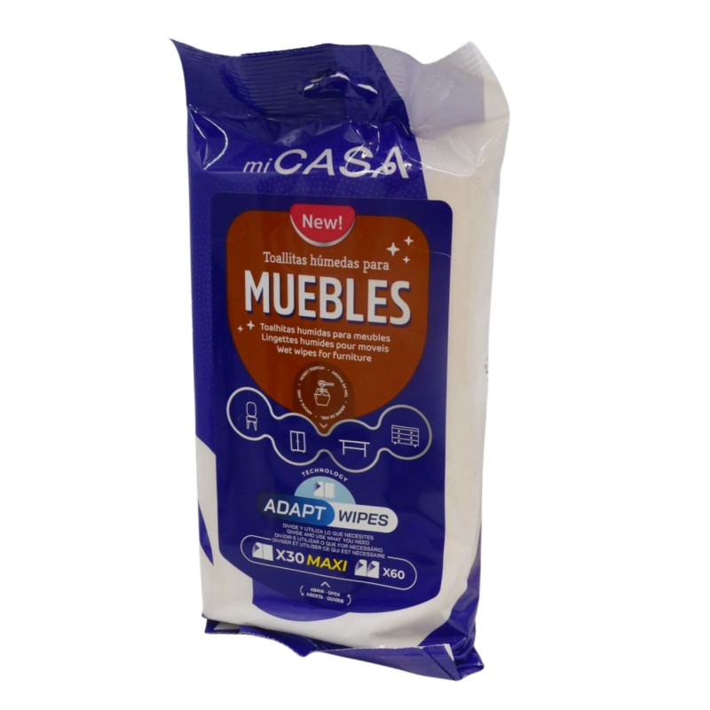 Toallitas Muebles (MAXI /30 Ud. Dobles)
