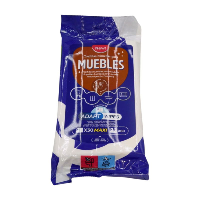 Toallitas Muebles (MAXI /30 Ud. Dobles)