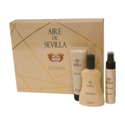 Aire de Sevilla Pack DIVANA (Colonia + Body Milk + Gel)