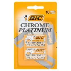 Chrome Platinum Cuchilla Afeitar Clasica