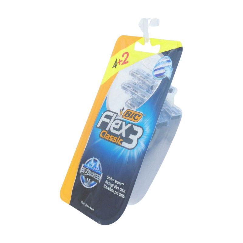 Cuchilla Afeitar Flex 3 Classic (Pack 4+2)