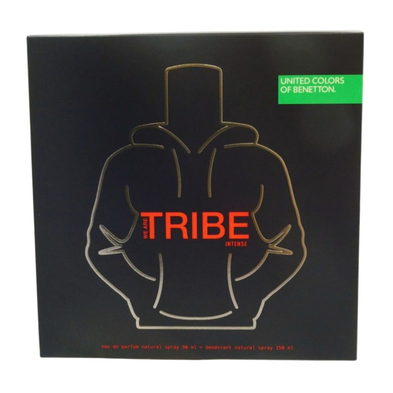 Tribe Man Intense Estuche(Colonia Desodorante )