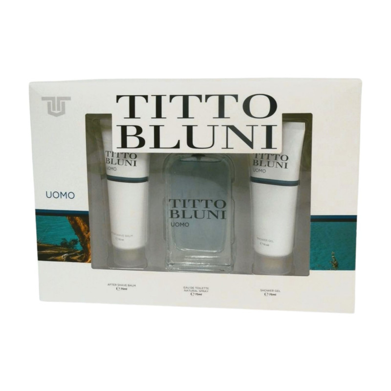 Titto Bluni Uomo Estuche (Colonia+AfterShave+Gel)