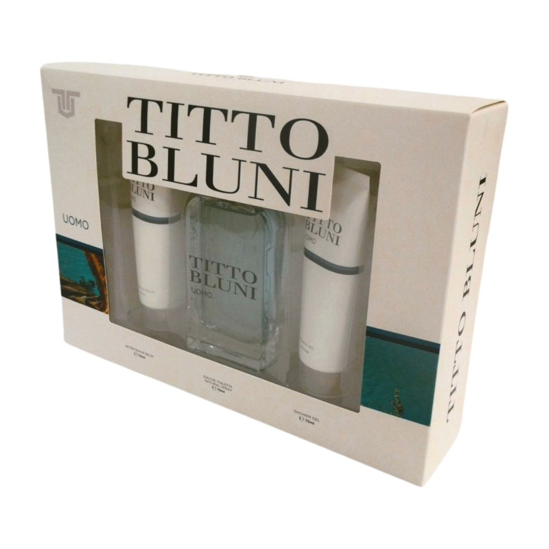 Titto Bluni Uomo Estuche (Colonia+AfterShave+Gel)