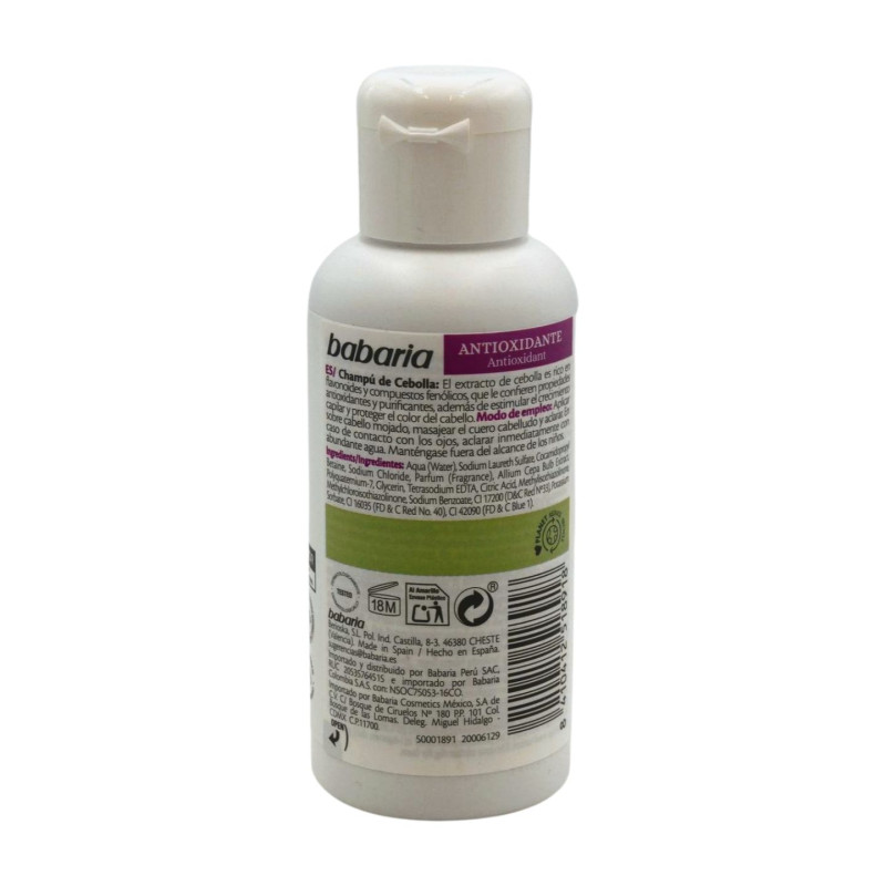 Champu 100 ml Cebolla Antioxidante