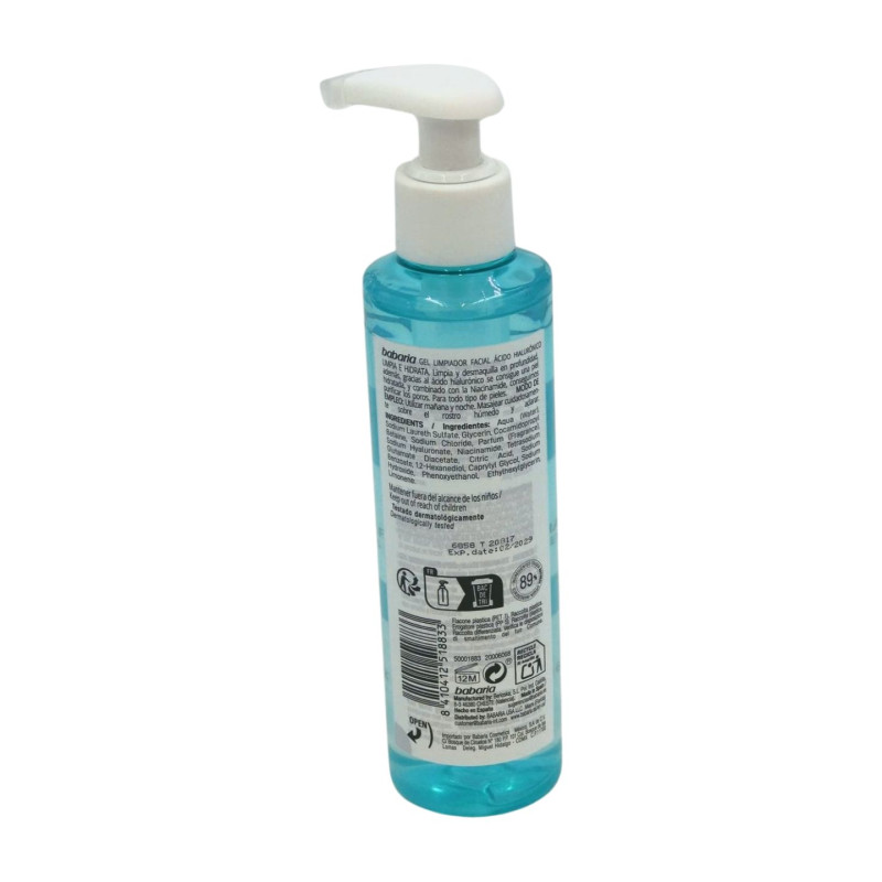 Face Gel Limpiador Facial 200 ml Hyaluronico