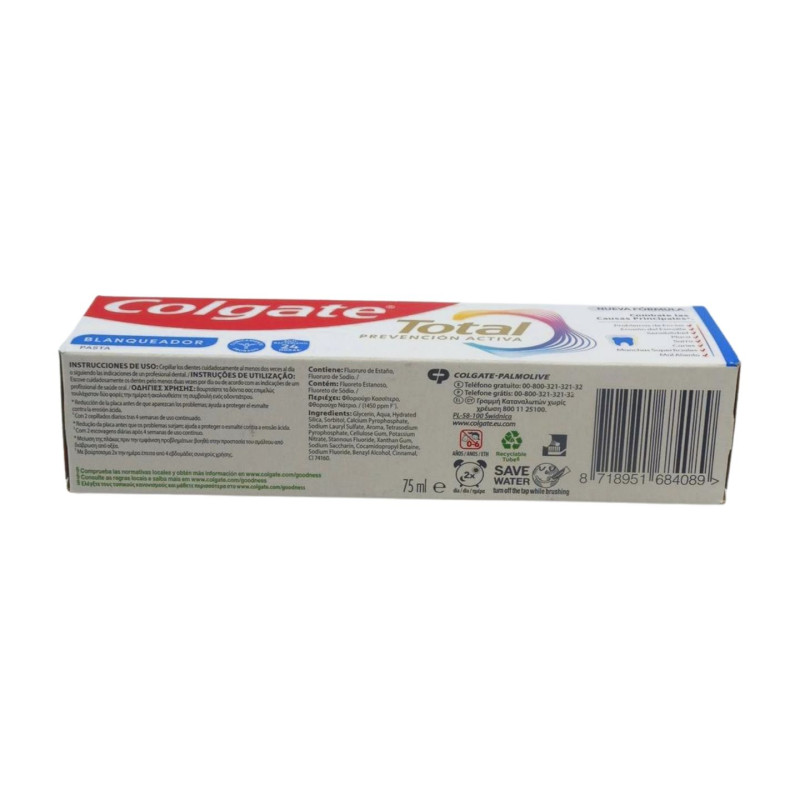 Dentifrico Total Blanqueador 75 ml