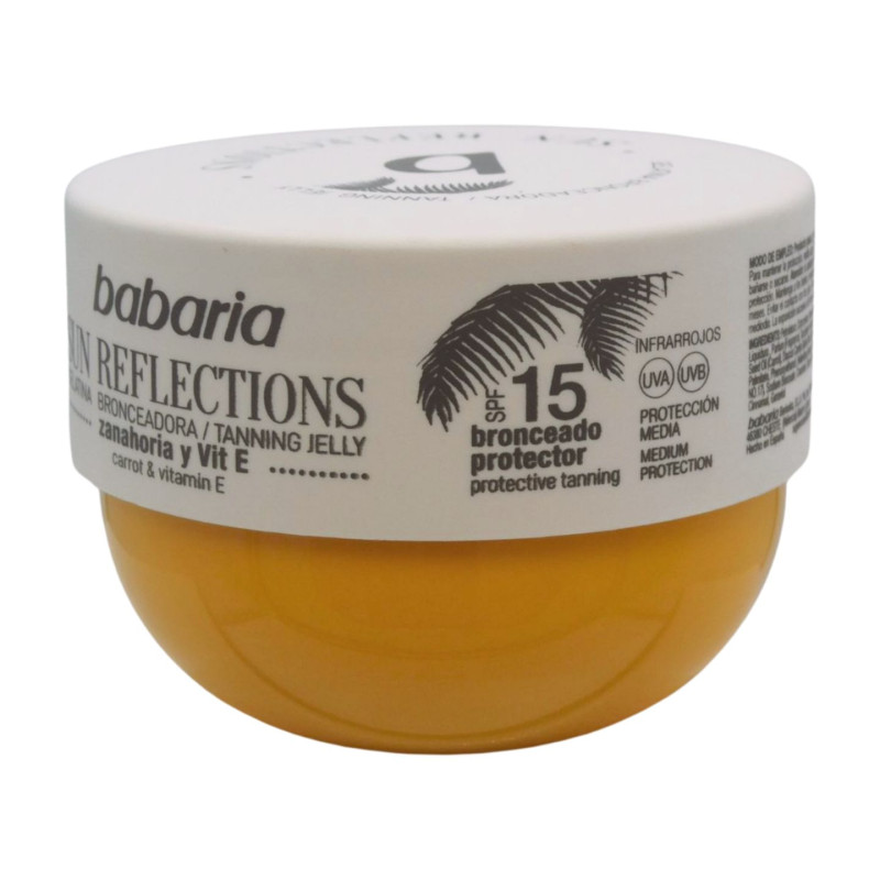 Bronceador Solar Gelatina Tarro 300 ml Spf15 Zanahoria