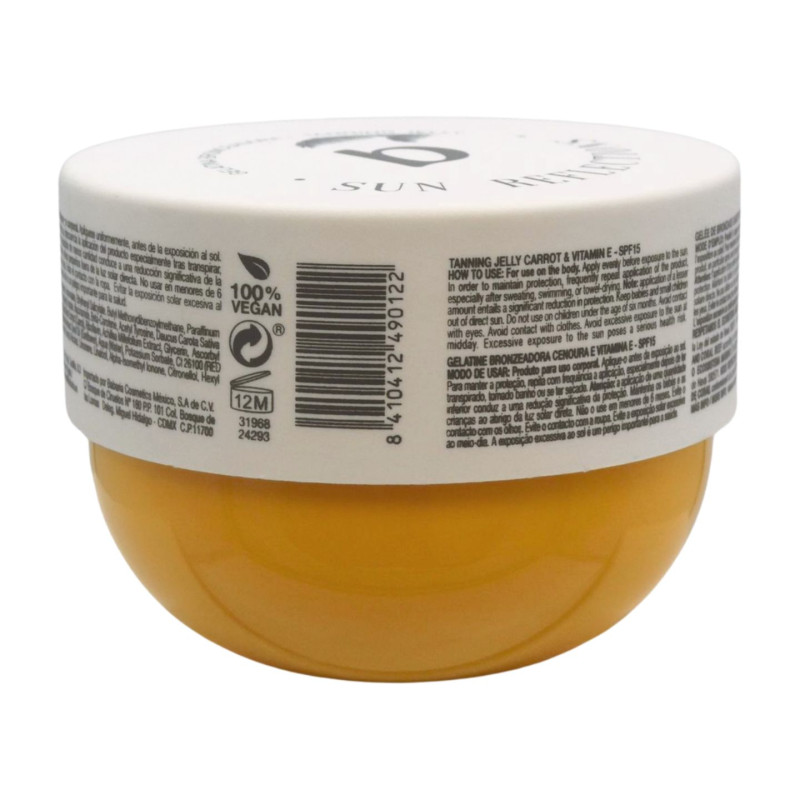 Bronceador Solar Gelatina Tarro 300 ml Spf15 Zanahoria