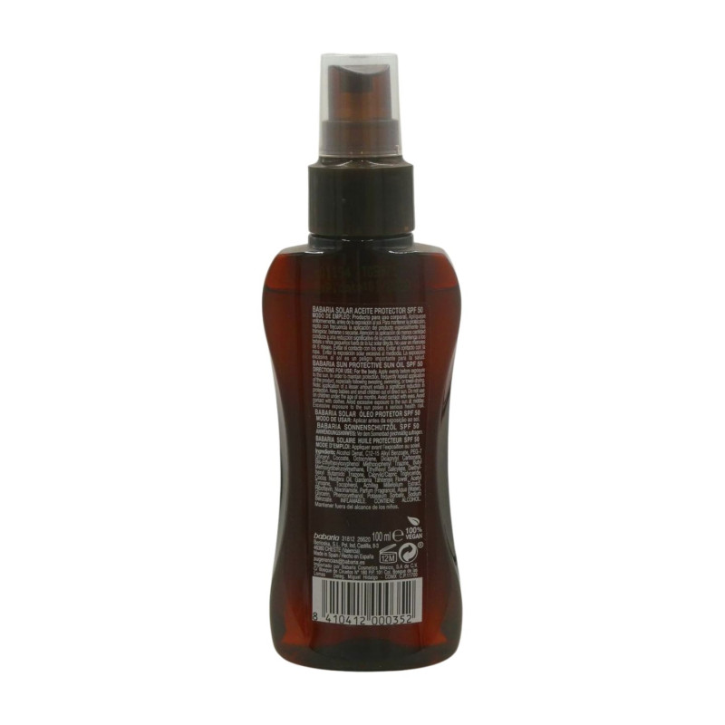 Protector Solar Viaje Aceite Coco 100 ml Spf 50