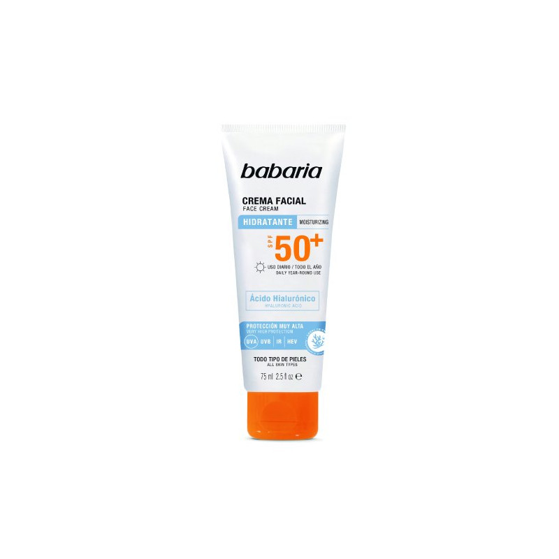 Protector Solar Crema Facial 75 ml Spf 50+ Antiarrugas