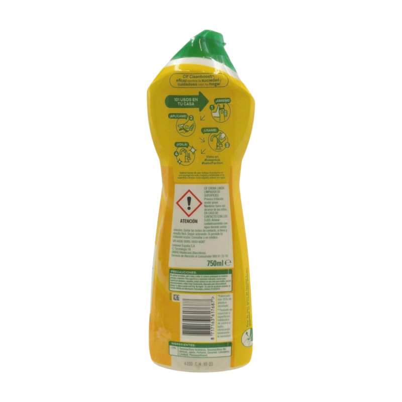 Limpiador Crema 750 ml Limon