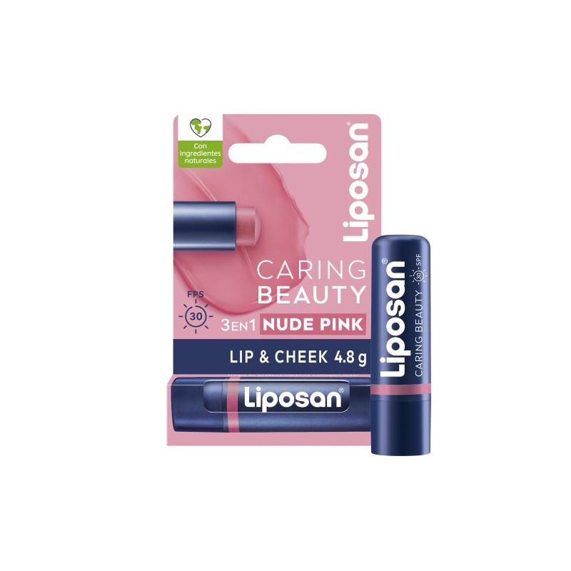 Caring Beauty Rose Protector Labial 3en1