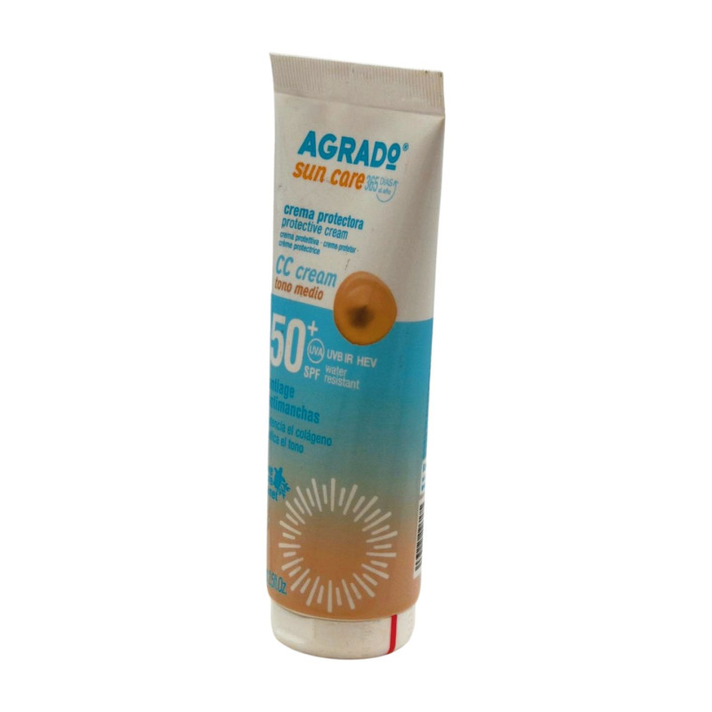 Protector Solar Crema Facial Con Color 75 ml Spf50+ 