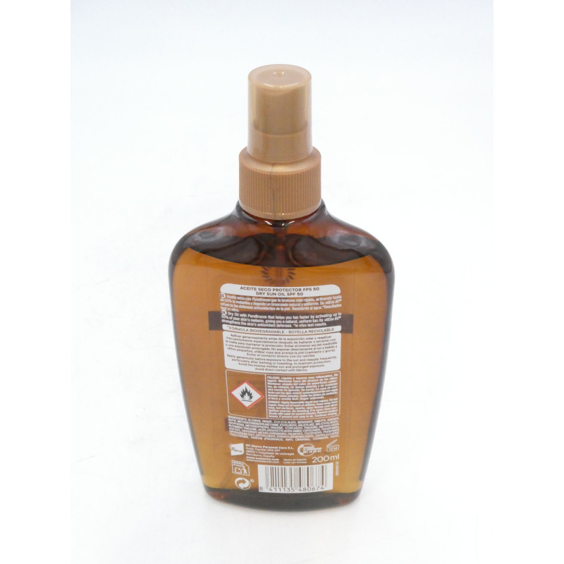 Protector Solar Aceite 200 ml Spf50 Spray 