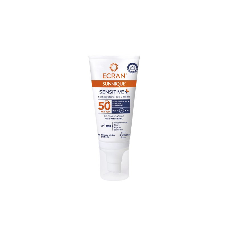 Protector Solar Sunnique Facial 50 ml Spf50+ Viaje