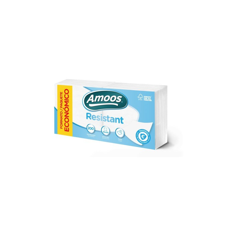 Servilleta Blanca 1 Capa 30x30 (200 Ud)