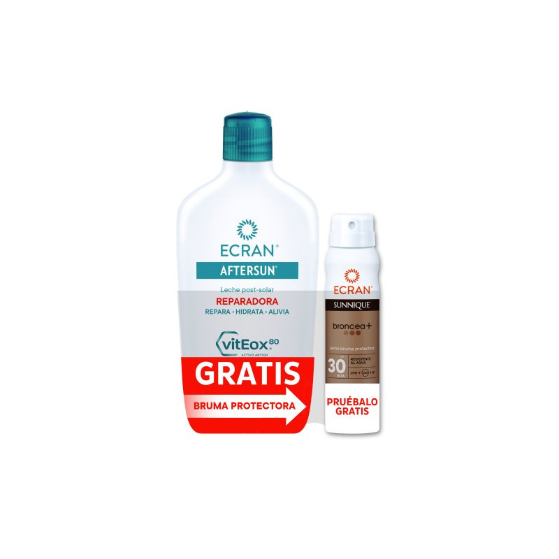 Aftersun Leche 400 ml + Spray Spf 30 Viaje