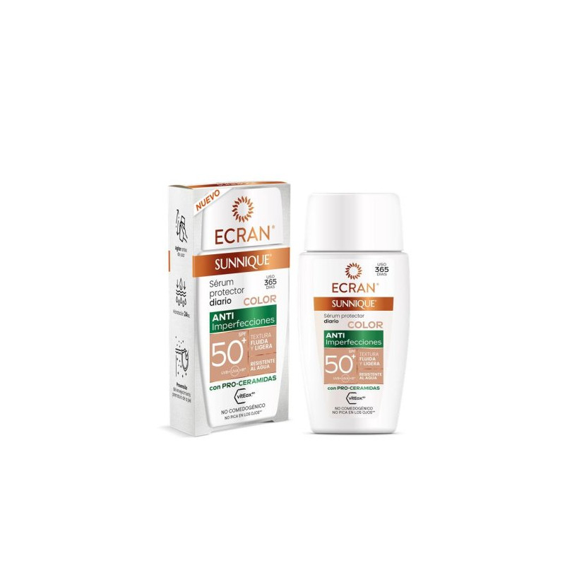 Sunnique Crema Facial Serum Color 40 ml Spf50+