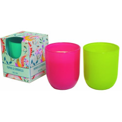 Vela Mosquitos Vaso Cristal...