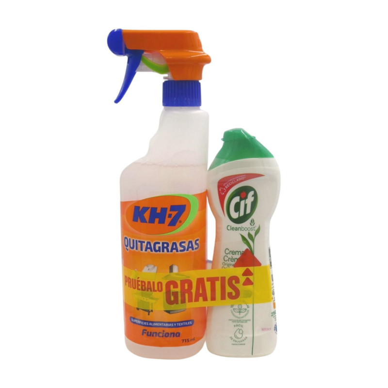 Quitagrasas Pistola 715 ml + Cif Blanco 250 ml 
