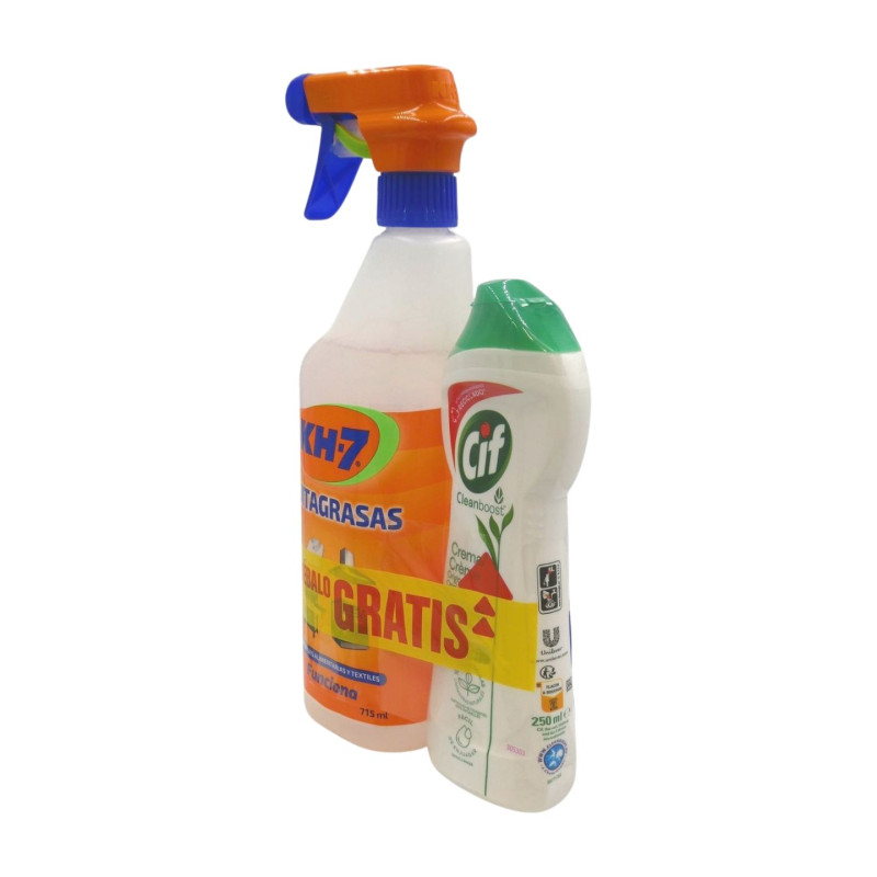 Quitagrasas Pistola 715 ml + Cif Blanco 250 ml 