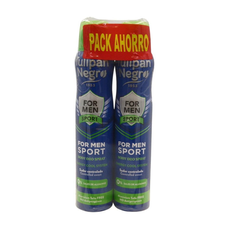 Desodorante Spray 200 ml Sport Men Duplo (2 Ud.)
