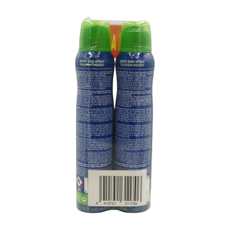Desodorante Spray 200 ml Sport Men Duplo (2 Ud.)