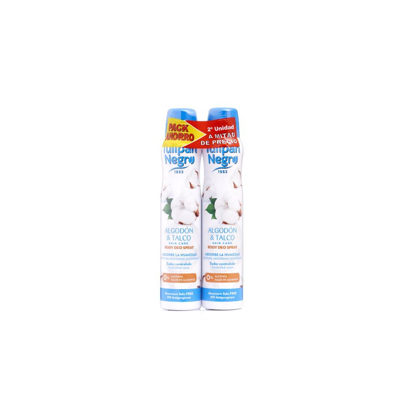 Desodorante Spray 200 ml Algodon Duplo (2 Ud.)
